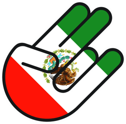 mexican shocker sticker self adhesive vinyl mexico - c114