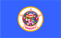 Minnesota Flag Sticker Self Adhesive Vinyl state minnesotan MN - C2516