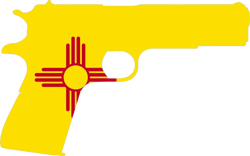 New Mexico Flag 1911 Sticker Self Adhesive Vinyl NM 2a gun rights molon labe pro - C3605