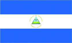 Nicaraguan Flag Sticker Self Adhesive Vinyl Nicaragua NIC NI - C2160