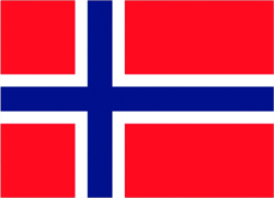 Norwegian Flag Sticker Self Adhesive Vinyl Norway NOR NO - C2184