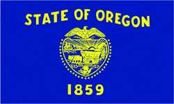Oregon Flag Sticker Self Adhesive Vinyl state oregonian OR - C2564