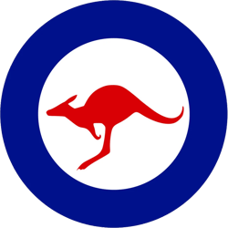 Royal Australian Air Force Roundel Sticker Self Adhesive Vinyl Australlia RAAF AUS - C1357