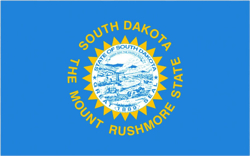 South Dakota Flag Sticker Self Adhesive Vinyl state south dakotan SD - C2591