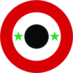 Syrian Arab Air Force Roundel Sticker Self Adhesive Vinyl SyAAF Syria SYR SY - C2350