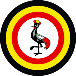 Ugandan Air Force Roundel Sticker Self Adhesive Vinyl Uganda UGA UG - C2402