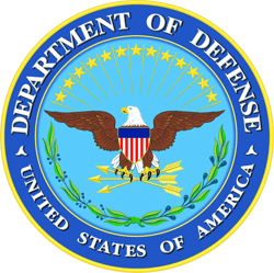 United States Department of Defense Seal Sticker Self Adhesive Vinyl dod - C1874