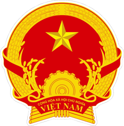 Vietnamese Emblem Sticker Self Adhesive Vinyl Vietnam flag VNM VN - C2792