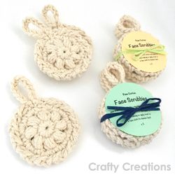 Face Scrubby with Loop Crochet Pattern