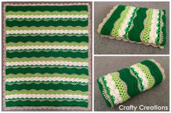 Fields of Green Baby Blanket Crochet Pattern