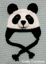 Panda Beanie Crochet Pattern