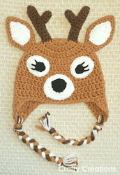 Deer Beanie Crochet Pattern