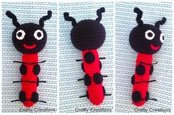Ladybug Rattle Crochet Pattern