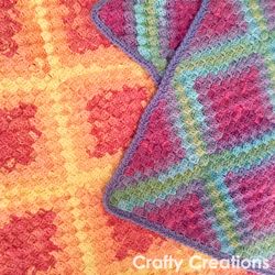 Lava and Aurora Blankets Crochet Pattern