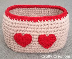 Oval Basket Crochet Pattern