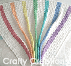 Rainbow Baby Blanket Crochet Pattern