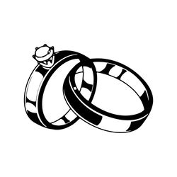 Wedding Rings svg,Wedding Heart svg,Wedding Couple svg,Instant Download,SVG, Cdr, Pdf, dxf, Ai