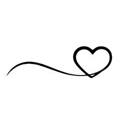 Hand-drawn Half Heart Svg, Scribble Heart Shape Svg, Doodle Heart Frame Dxf, Heart Outline Clipart, Svg Png Dxf Ai Eps
