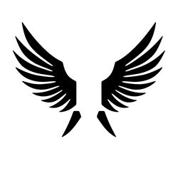 Angel Wings Svg, Angel Wings Silhouette, Wings Svg, Angel Wings Clipart, Angel Wings Png, Angel cut file cv
