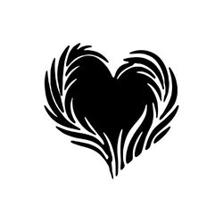 Heart SVG, Doodle Heart SVG, Crayon Heart SVG, anniversary svg c