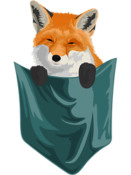 Fox Lover in Pocket cute pocket fox