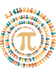 Happy Pi Day Mathematic Math Teacher Gift Spiral Pi 3.14