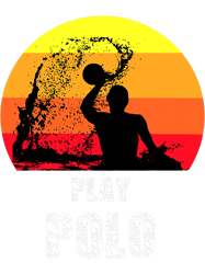 Cool Water Polo Design Silhouette Play Polo
