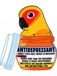 Cute Antidepressant Parrot I Sun Conure