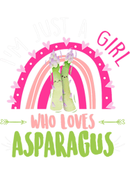 Funny Asparagus Lover Girl Rainbow Vegan Plant Based Diet