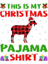 Funny Goat Xmas Santa Hat This Is My Goat Christmas Pajama 383