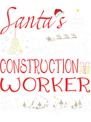 Construction Worker Xmas Job Cute Christmas