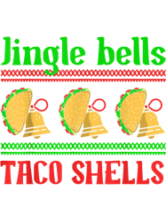 Funny Christmas Jingle Bells Taco Shells