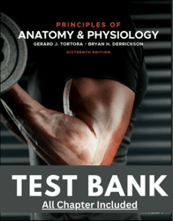 Test Bank For Principles of Anatomy and Physiology 16th Edition Gerard Tortora