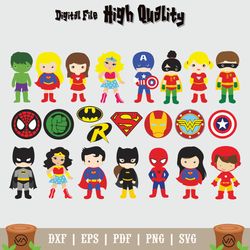 Super Hero SVG, Little Super Hero Cut File, Super Hero Kid Clip Art, Super Hero Logo Svg, Files For Silhouette Cameo