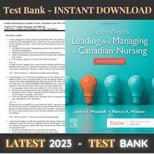 Yoder-Wise's Leading and Managing in Canadian Nursing 2nd Edition TEST BANK