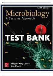 Test Bank for Microbiology, A Systems Approach, 6th Edition