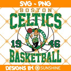 Boston Celtics 1946 Basketball Svg, Boston Celtics Svg, NBA Champions 2024 Svg, Basketball Eastern Conference Finals Svg