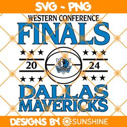 Western Conference Finals Dallas Mavericks Svg, Dallas Mavericks Svg, NBA Champions 2024 Svg