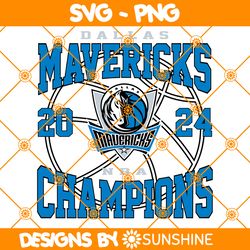 Dallas Mavericks NBA 2024 Champions Svg, Dallas Mavericks Svg, NBA Champions 2024 Svg, Basketball Champions Finals Svg