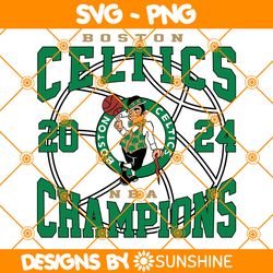 Boston Celtics NBA 2024 Champions Svg, Boston Celtics Svg, NBA Champions 2024 Svg, Basketball Champions Finals Svg