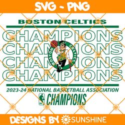 Boston Celtics 2024 NBA Champions Svg, Boston Celtics Svg, NBA Champions 2024 Svg, Basketball Champions Finals Svg
