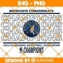 Minnesota Timberwolves 2024 NBA Champions Svg, Minnesota Timberwolves Svg, NBA Champions 2024 Svg, Basketball Champions