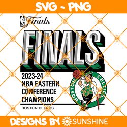 Boston Celtics 2023-24 NBA EASTERN Conference Champions SVG, Boston Celtics Svg, NBA Champions 2024 Svg