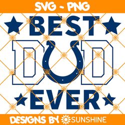 Indianapolis Colts Best Dad Ever Svg, Indianapolis Colts Svg, Father Day Svg, Best Dad Ever Svg, NFL Father Day Svg