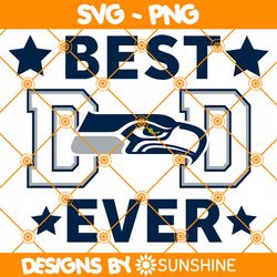seattle seahawks best dad ever svg, seattle seahawks svg, father day svg, best dad ever svg, nfl father day svg