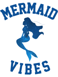 Mermaid Vibes Swimming Team Beach Summer Lifeguard Girl