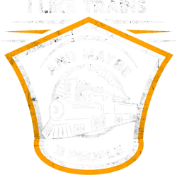 Mens Model Train Collector Railroad Conductor I like Trains