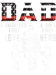 XBD Dad Daughter Love Son Hero Fireman Dad Fathers Day