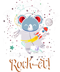 Teacher Job Kids Back To School PreK Space Rocket Astronaut Koala Lover