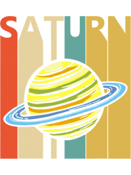 Saturn Shirt Solar System Planet Gift